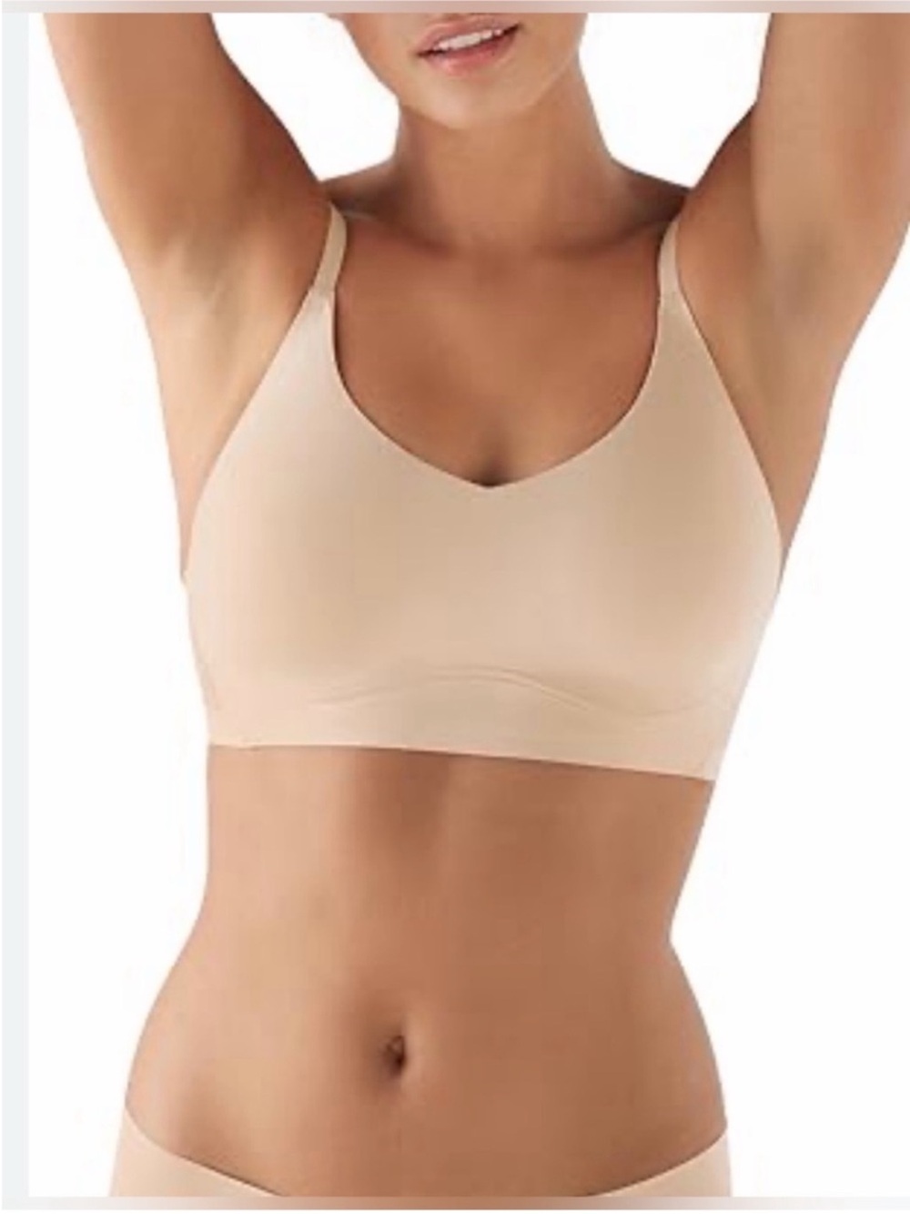 True & Co True Body Loft Contour Bra Nude Dolce Like New XS
